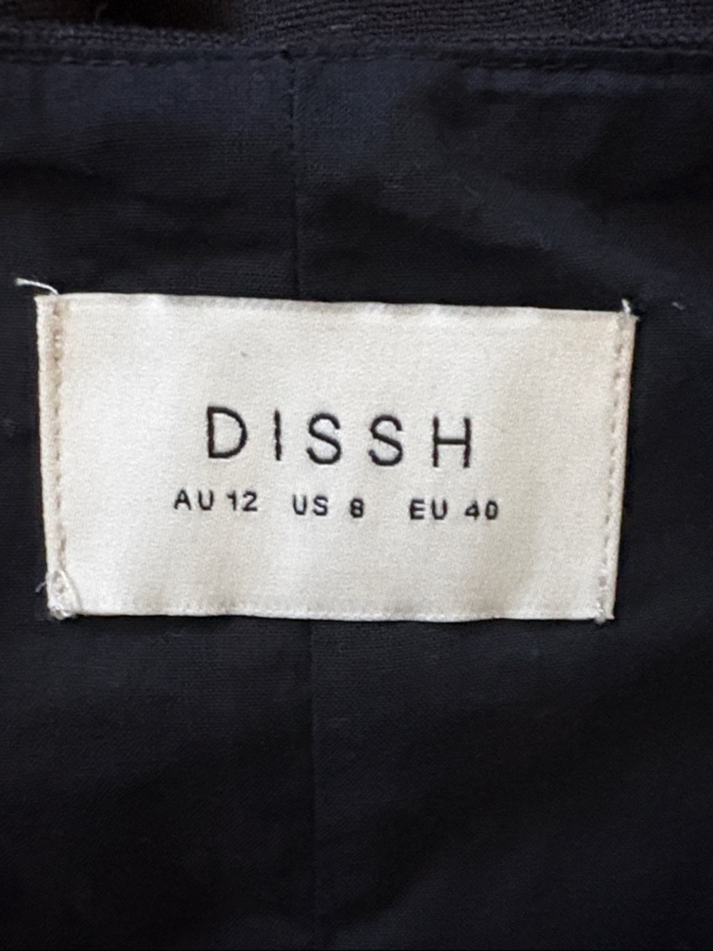 DISSH Baylee Black Sleeveless Linen Top Black Size 8 - Picture 9 of 10